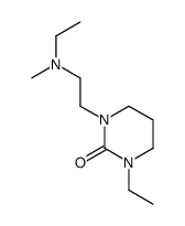 1-ethyl-3-[2-[ethyl(methyl)amino]ethyl]-1,3-diazinan-2-one Structure