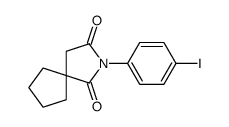 2-(4-iodophenyl)-2-azaspiro[4.4]nonane-1,3-dione Structure