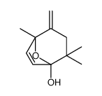 1,4,4-trimethyl-2-methylidene-8-oxabicyclo[3.2.1]oct-6-en-5-ol结构式