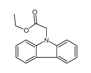 ethyl 2-(9H-carbazol-9-yl)acetate结构式