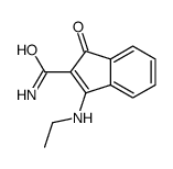 1-(ethylamino)-3-oxoindene-2-carboxamide Structure