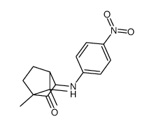 4,7,7-trimethyl-2-(4-nitroanilino)bicyclo[2.2.1]heptan-3-one结构式