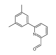 6-(3,5-dimethylphenyl)pyridine-2-carbaldehyde结构式