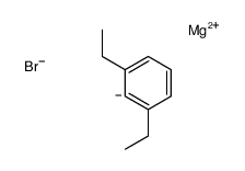 magnesium,1,3-diethylbenzene-2-ide,bromide Structure