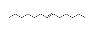 (E)-tridec-6-ene Structure