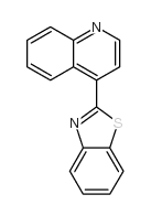 4-Benzothiazol-2-yl-quinoline structure