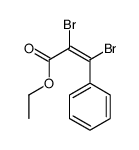 ethyl 2,3-dibromo-3-phenylprop-2-enoate Structure