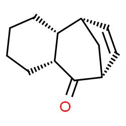 6,9-Methano-9H-benzocyclohepten-9-one,1,2,3,4,4a,5,8,9a-octahydro-,(4aR,5S,8R,9aR)-rel-(9CI) structure