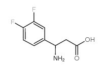 3-AMINO-3-(3,4-DIFLUORO-PHENYL)-PROPIONIC ACID structure