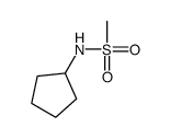 N-cyclopentylmethanesulfonamide Structure