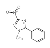 1-methyl-3-nitro-5-phenyl-1,2,4-triazole结构式