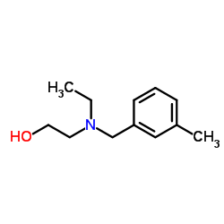 2-[Ethyl(3-methylbenzyl)amino]ethanol structure