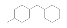 cyclohexyl(4-methylcyclohexyl)methane (low boiling isomer)结构式