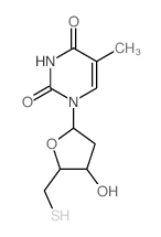 1-[4-hydroxy-5-(sulfanylmethyl)oxolan-2-yl]-5-methyl-pyrimidine-2,4-dione picture