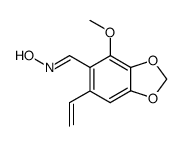 4-methoxy-6-vinyl-benzo[1,3]dioxole-5-carbaldehyde oxime Structure