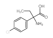 Benzeneacetic acid, a-amino-4-chloro-a-ethyl- Structure