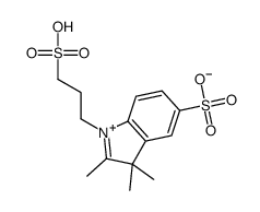 1-(3-sulfopropyl)-2,3,3-trimethyl-5-sulfo-3H-indolium,hydroxide,inner salt Structure