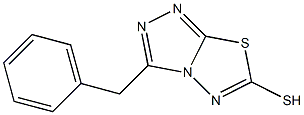 3-benzyl-[1,2,4]triazolo[3,4-b][1,3,4]thiadiazole-6-thiol structure