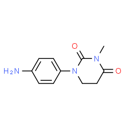 2,4(1H,3H)-Pyrimidinedione,1-(4-aminophenyl)dihydro-3-methyl-(9CI) structure