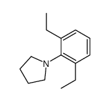 1-(2,6-diethylphenyl)pyrrolidine结构式