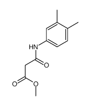 methyl 3-(3,4-dimethylanilino)-3-oxopropanoate Structure