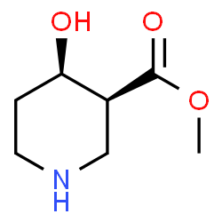 (+/-)-cis-4-Hydroxynipecotic acid methyl ester结构式