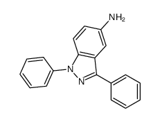 1,3-Diphenyl-1H-indazol-5-amine结构式