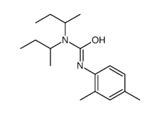 1,1-di(butan-2-yl)-3-(2,4-dimethylphenyl)urea结构式