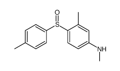 N,3-dimethyl-4-(4-methylphenyl)sulfinylaniline Structure