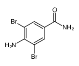 Benzamide, 4-amino-3,5-dibromo Structure