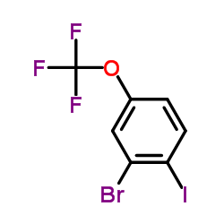 3-溴-4-碘三氟甲氧基苯结构式