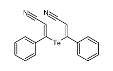 3-(2-cyano-1-phenylethenyl)tellanyl-3-phenylprop-2-enenitrile结构式