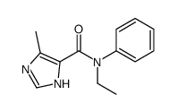 N-ethyl-5-methyl-N-phenyl-1H-imidazole-4-carboxamide Structure