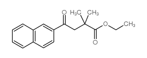 ETHYL 2,2-DIMETHYL-4-(2-NAPHTHYL)-4-OXOBUTYRATE structure