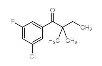 3'-CHLORO-2,2-DIMETHYL-5'-FLUOROBUTYROPHENONE图片