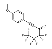 4,4,5,5,6,6,6-heptafluoro-1-(4-methoxyphenyl)hex-1-yn-3-one Structure