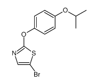 5-bromo-2-(4-isopropoxy-phenoxy)-thiazole结构式