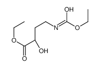 ethyl (2S)-4-(ethoxycarbonylamino)-2-hydroxybutanoate Structure