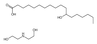 12-hydroxyoctadecanoic acid, compound with 2,2'-iminodiethanol (1:1) picture