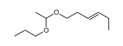 (Z)-1-(1-propoxyethoxy)hex-3-ene结构式