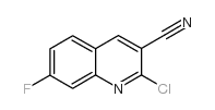 2-Chloro-7-fluoroquinoline-3-carbonitrile图片