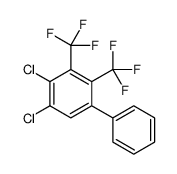 1,2-dichloro-5-phenyl-3,4-bis(trifluoromethyl)benzene结构式