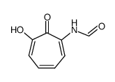 3-Formylamino-tropolon Structure