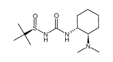 (R)-N-((1R,2R)-2-(dimethylamino)cyclohexylcarbamoyl)-tert-butanesulfinamide结构式