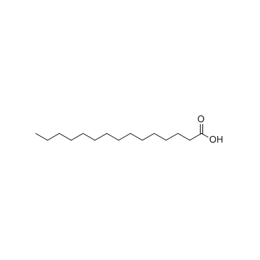 Pentadecanoic acid Structure