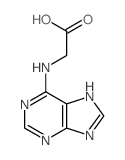 Glycine,N-1H-purin-6-yl- (9CI)结构式