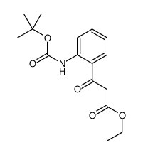 3-(2-TERT-BUTOXYCARBONYLAMINO-PHENYL)-3-OXO-PROPIONIC ACID ETHYL ESTER picture