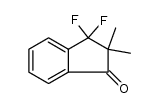 3,3-Difluoro-2,2-dimethyl-1-indanone structure