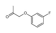 1-(3-fluorophenoxy)propan-2-one结构式