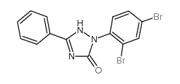 2-(2,4-dibromophenyl)-5-phenyl-1H-1,2,4-triazol-3-one Structure